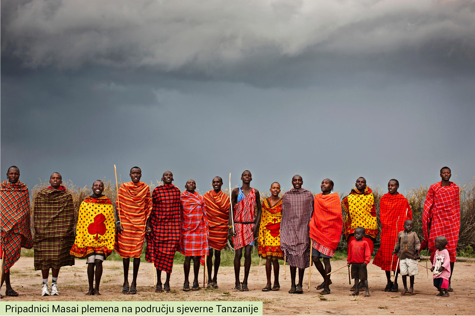 Pripadnici Masai plemena na području sjeverne Tanzanije