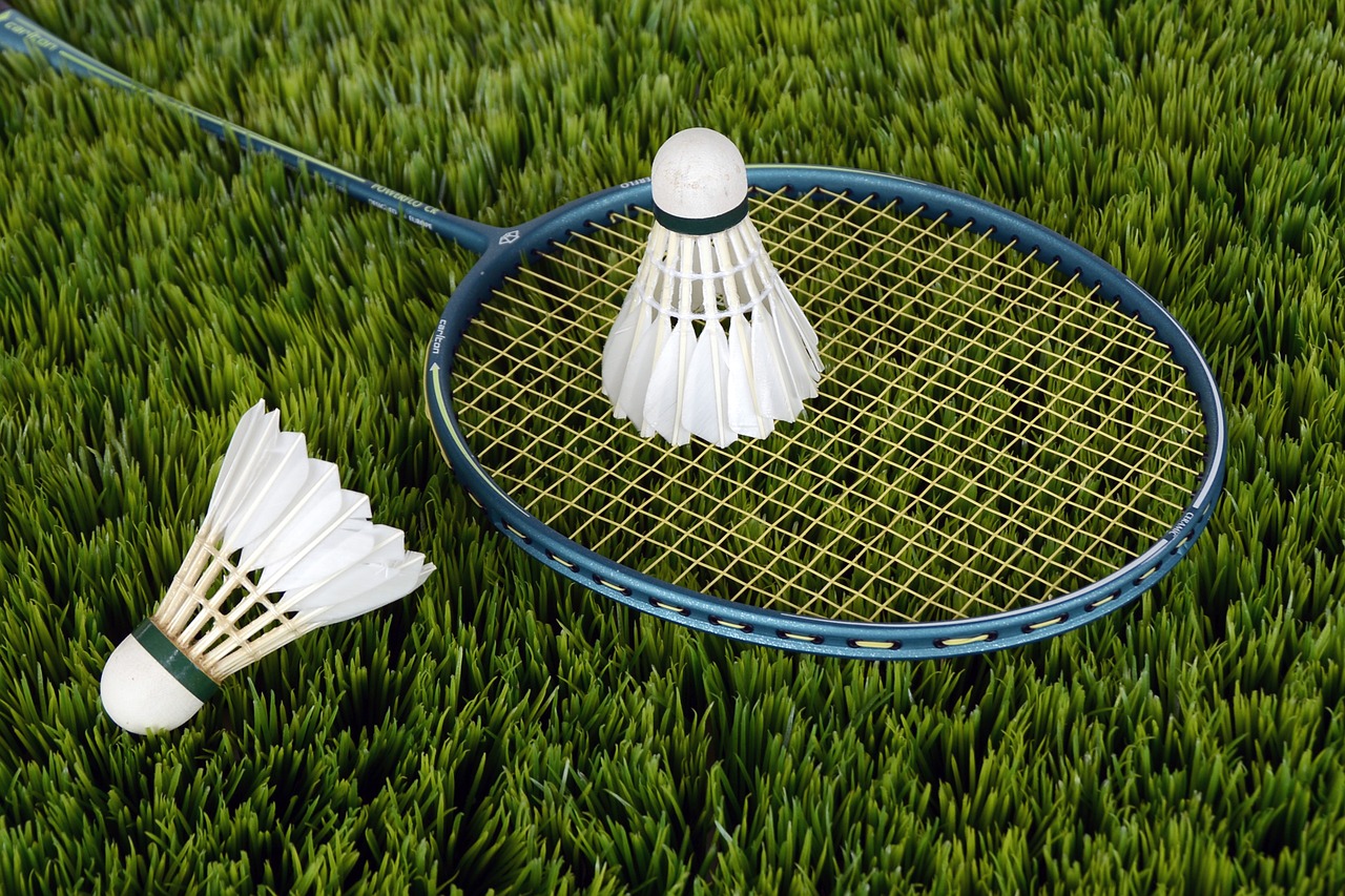 Slikom je prikazan pribor za badminton.