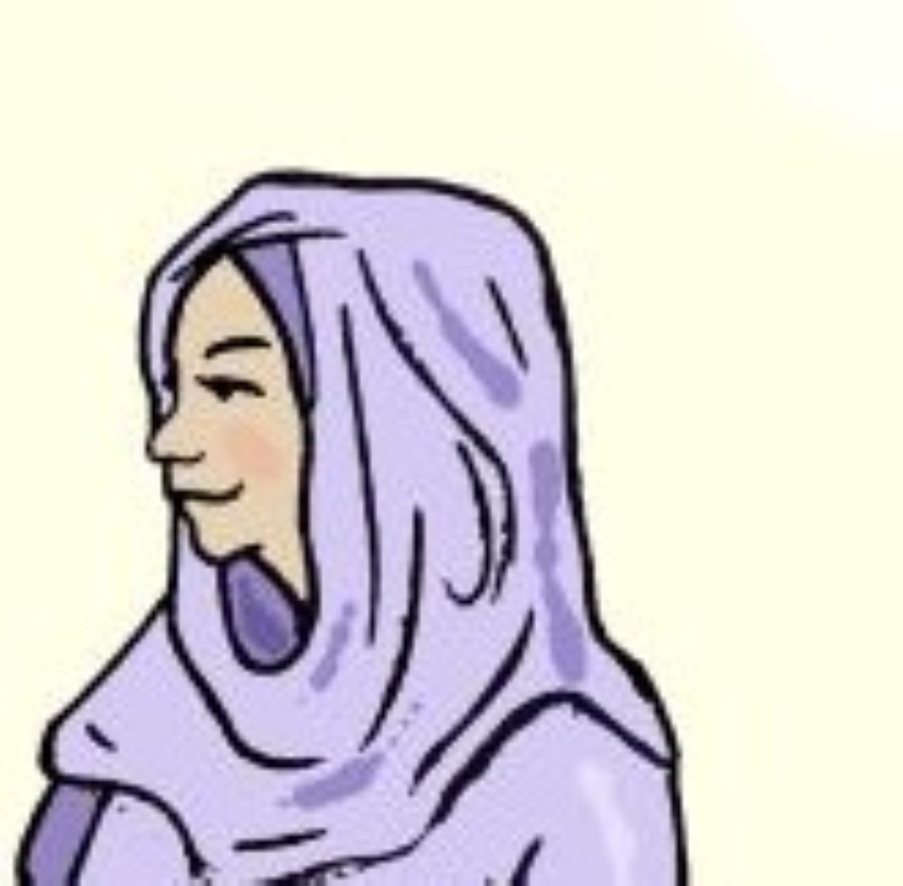 Ilustracijom je prikazana marama za glavu.