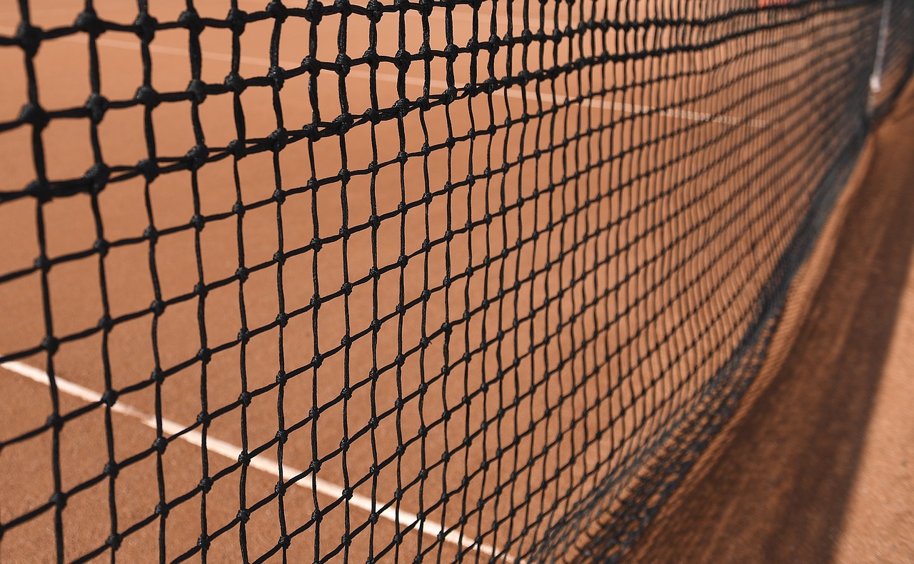 Slikom je prikazana teniska mreža.