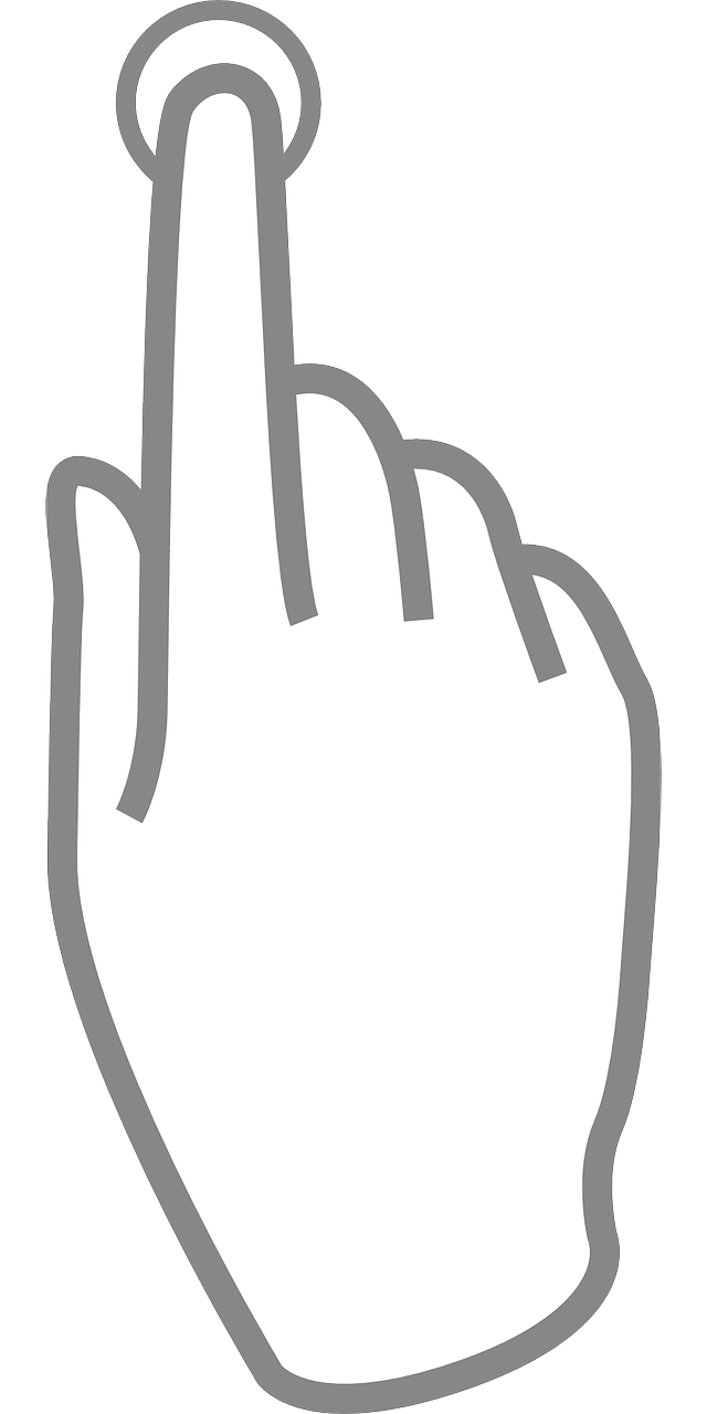 Ilustracija prikazuje ljudski prst.
