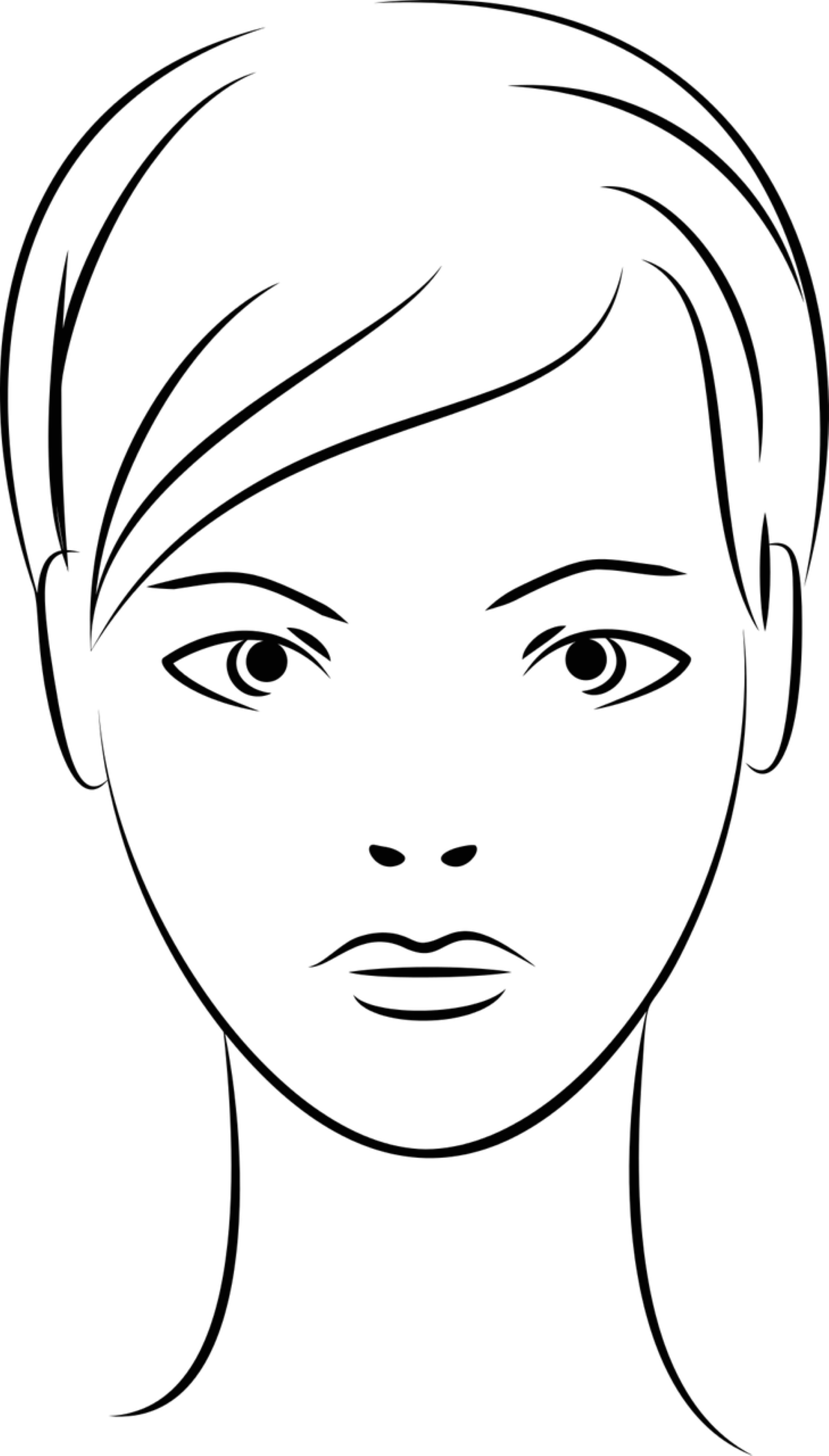 Ilustracija prikazuje ljudsko lice.