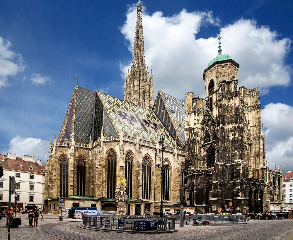 Na slici je prikazana katedrala sv. Stjepana u Beču.