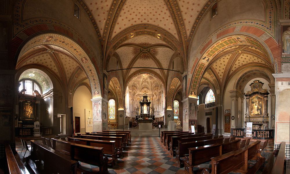 Slika prikazuje katedralu sv. Lovre u Luganu.