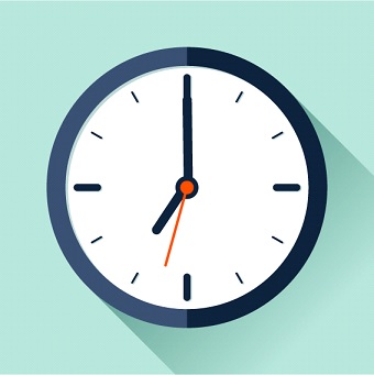 Ilustracijom je prikazan analogni sat koji pokazuje da je 7.00 sati.