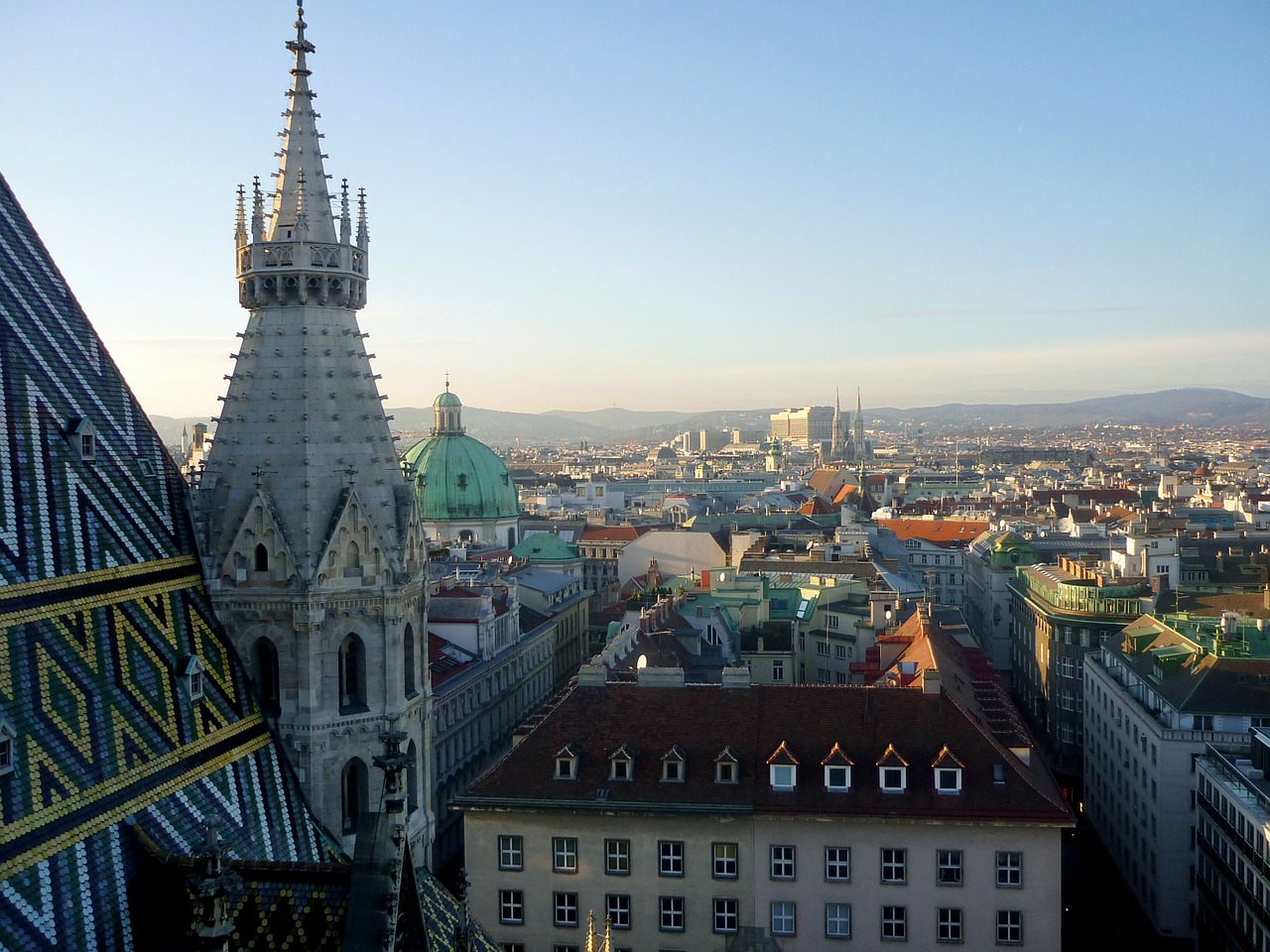 Na slici je prikazan grad Beč.