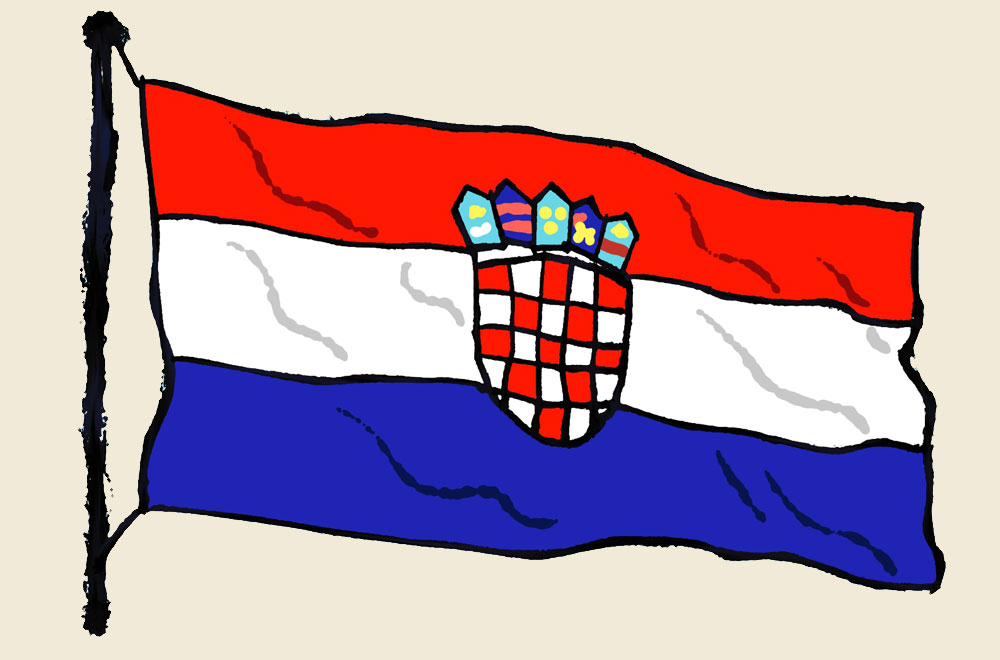 Na ilustraciji je prikazana zastava Republike Hrvatske.