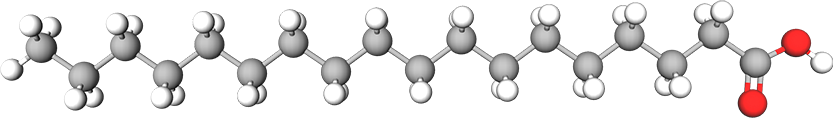 Oleinska kiselina sažeta strukturna formula