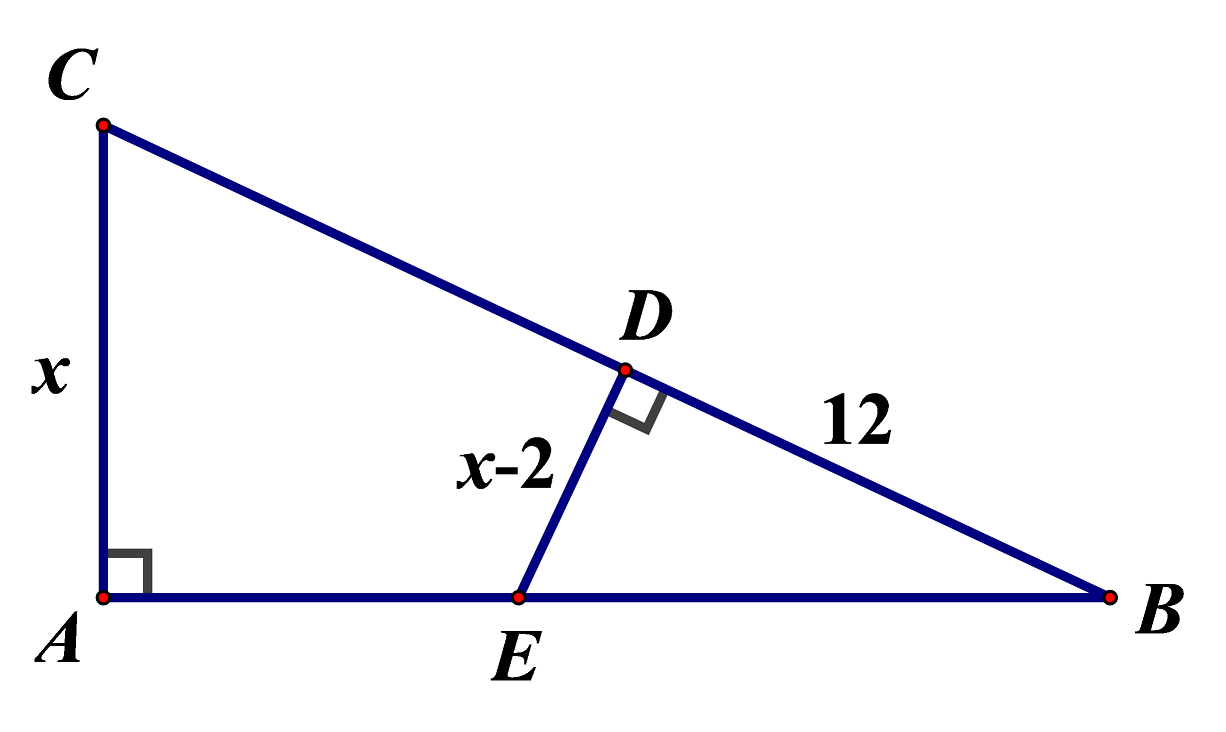 Na slici su dva slična pravokutna trokuta.