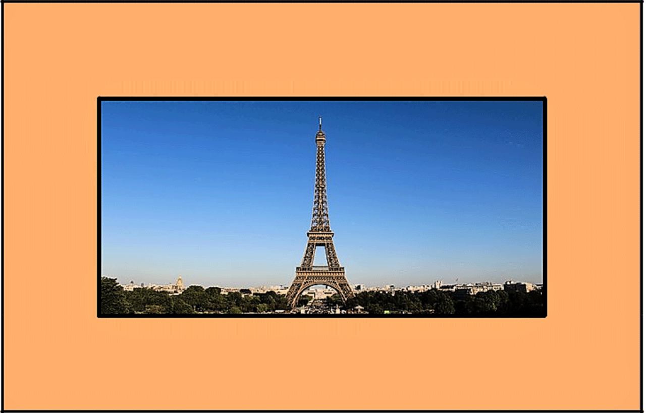 Na slici je fotografija Eiffelovog tornja u Parizu.