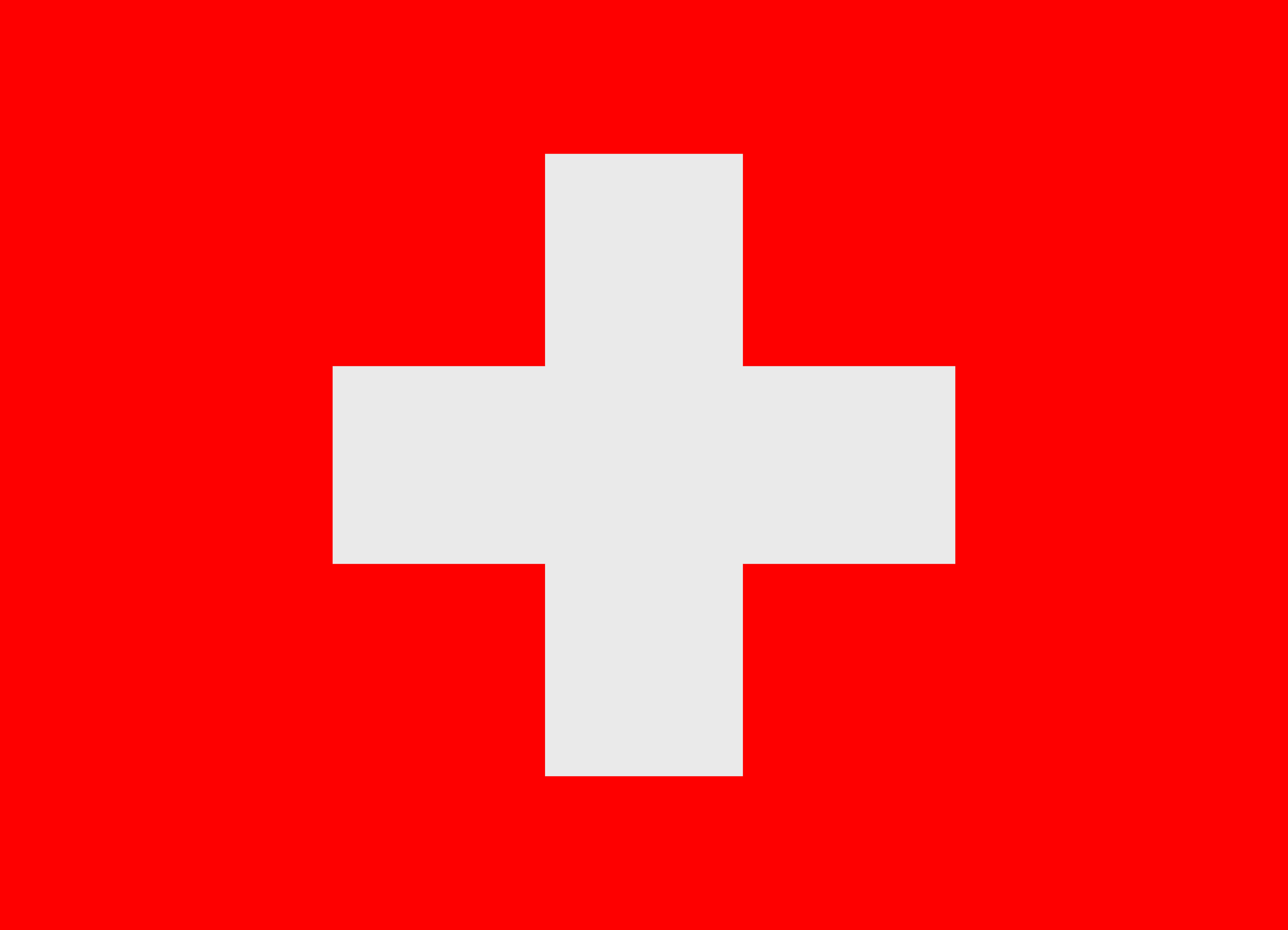 Slika prikazuje nacionalnu zastavu Švicarske.