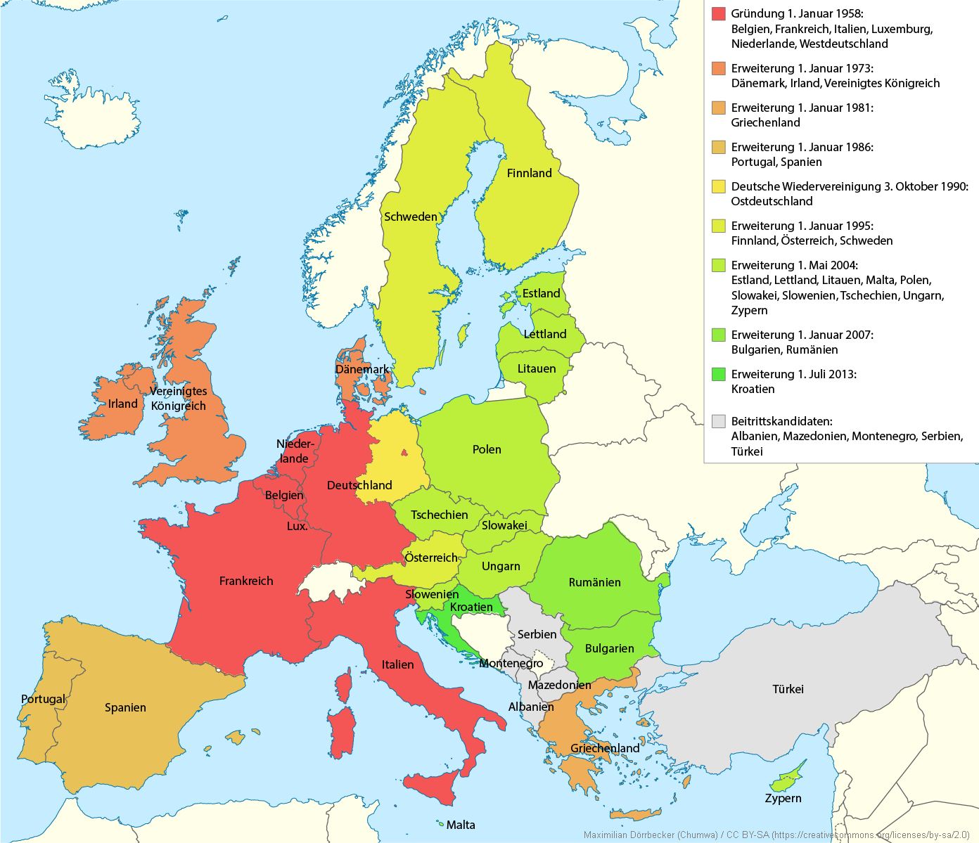 Slika prikazuje područja izvan Europe koja pripadaju EU.