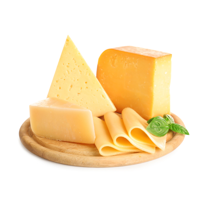 Slika prikazuje tri vrste sira
