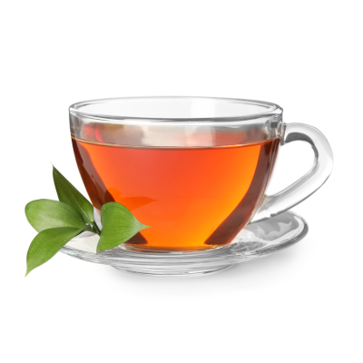Slika prikazuje šalicu čaja