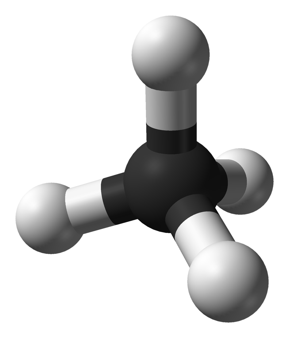 Tetraedarski oblik molekule metana