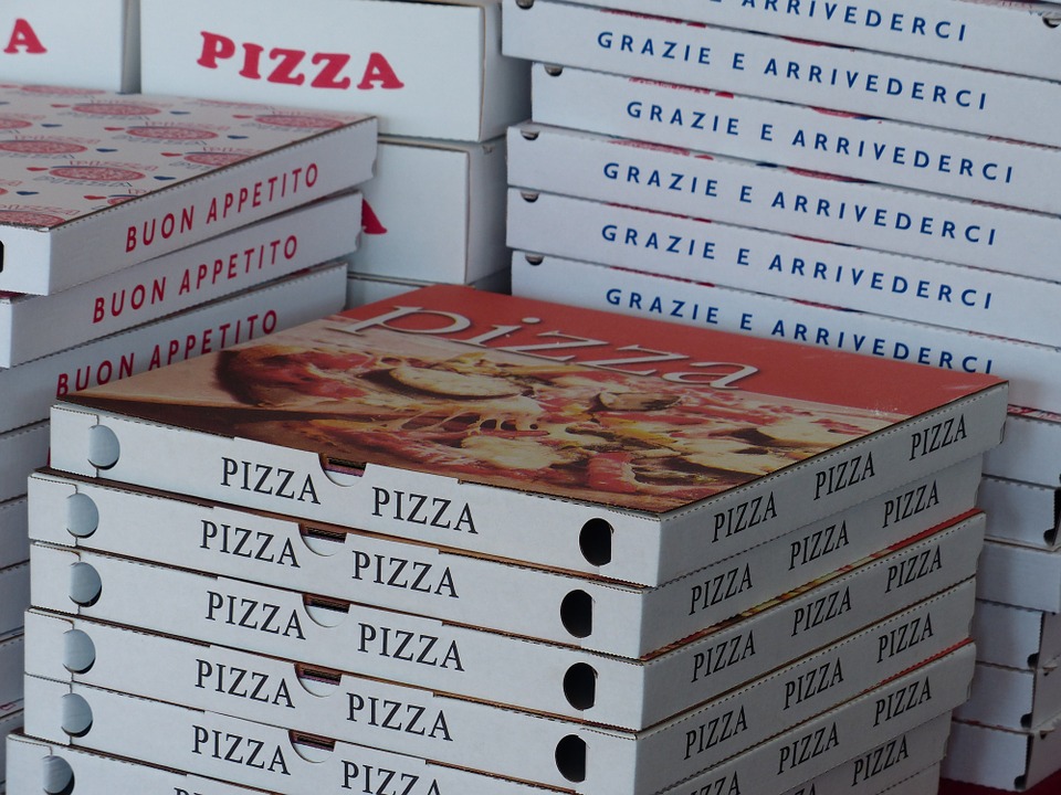 Kutija pizze - primjer prizmi