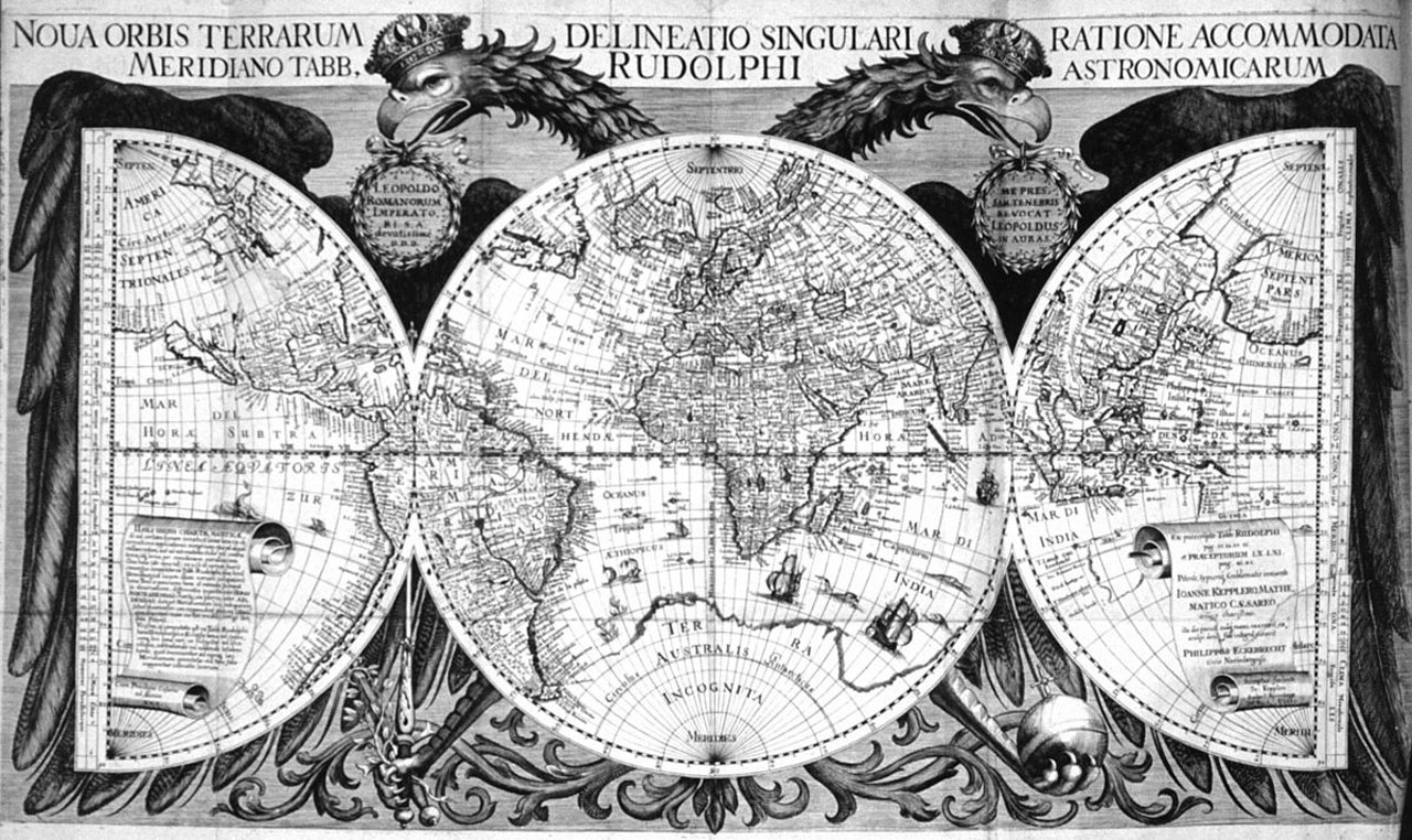 Karta svijeta Johannesa Keplera