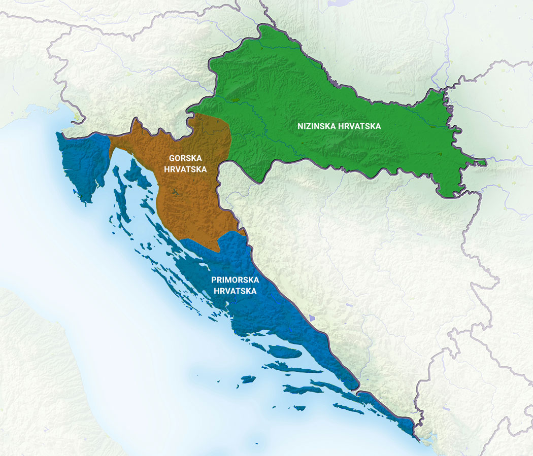Geografske regije hrvatske
