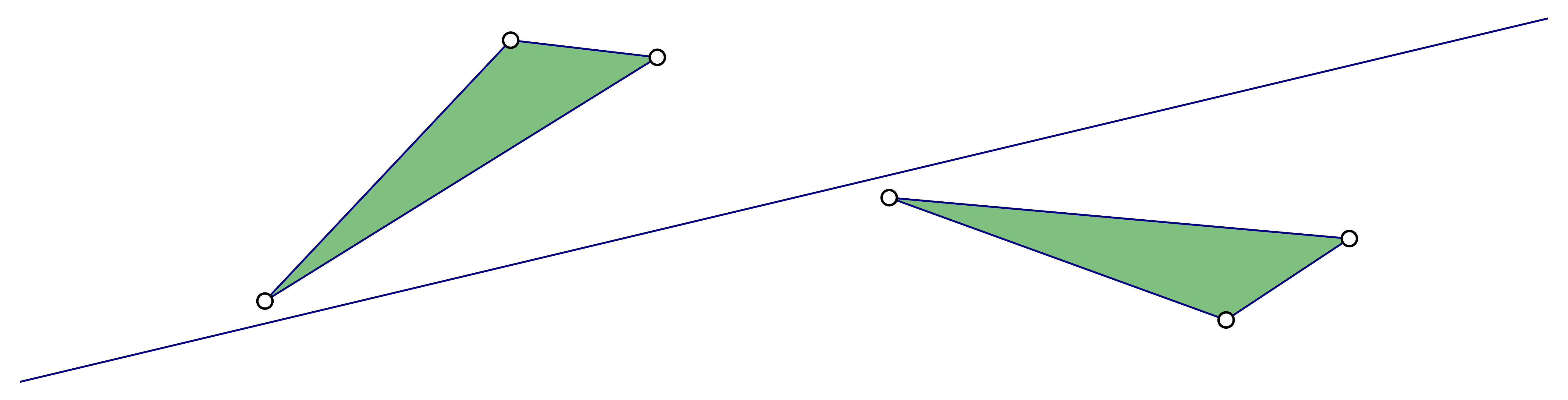 Slika prikazuje trokut i njegovu sliku koja je nastala kombinacijom preslikavanja.