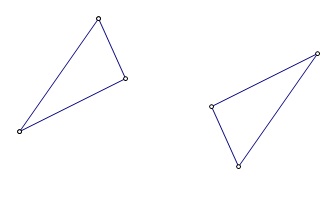 Na slici su dva trokuta