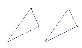 Na slici su dva trokuta