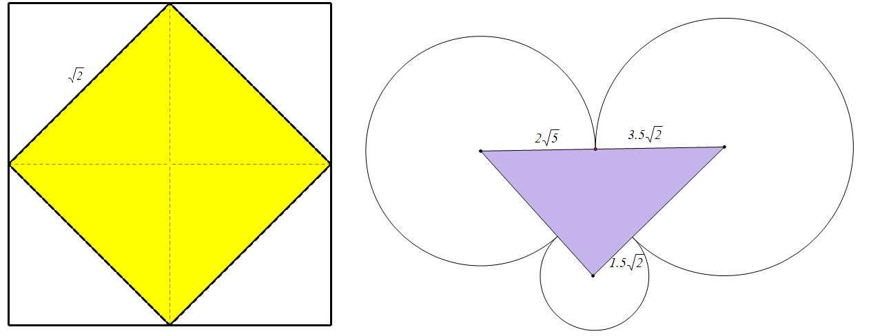 Slika prikazuje plan dvaju cvjetnjaka s geometrijskim stazicama.