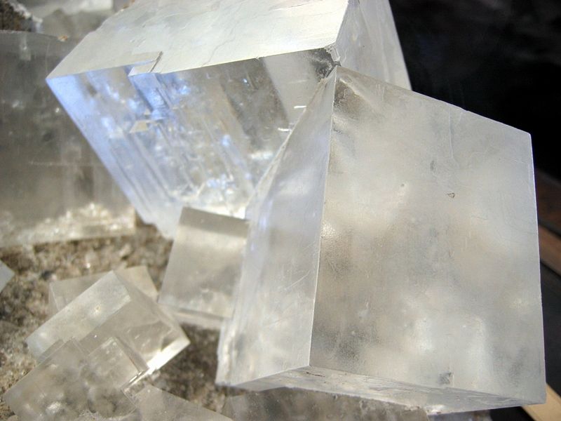 Uvećana slika kristala soli