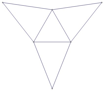 Na slici je prikaz mreže pravilne trostrane piramide