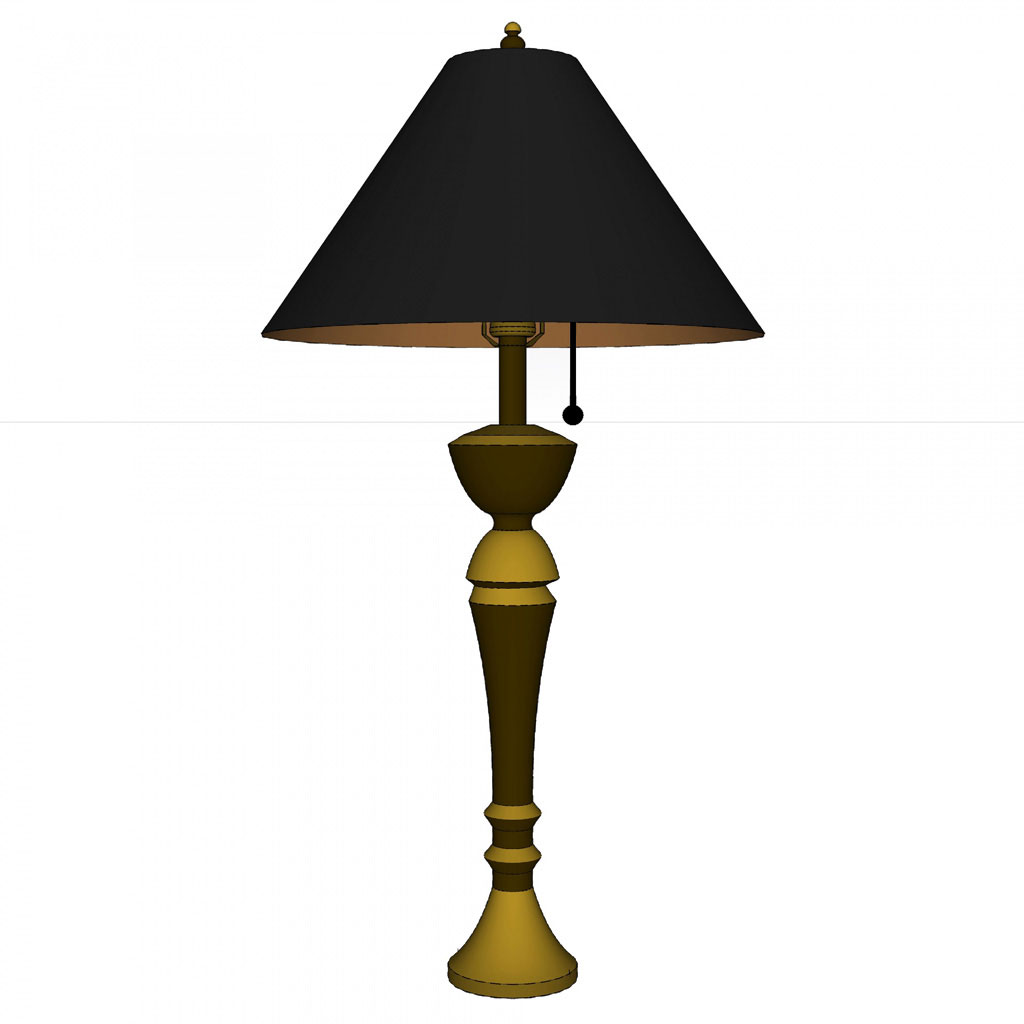 Slika prikazuje stolnu svjetiljku.