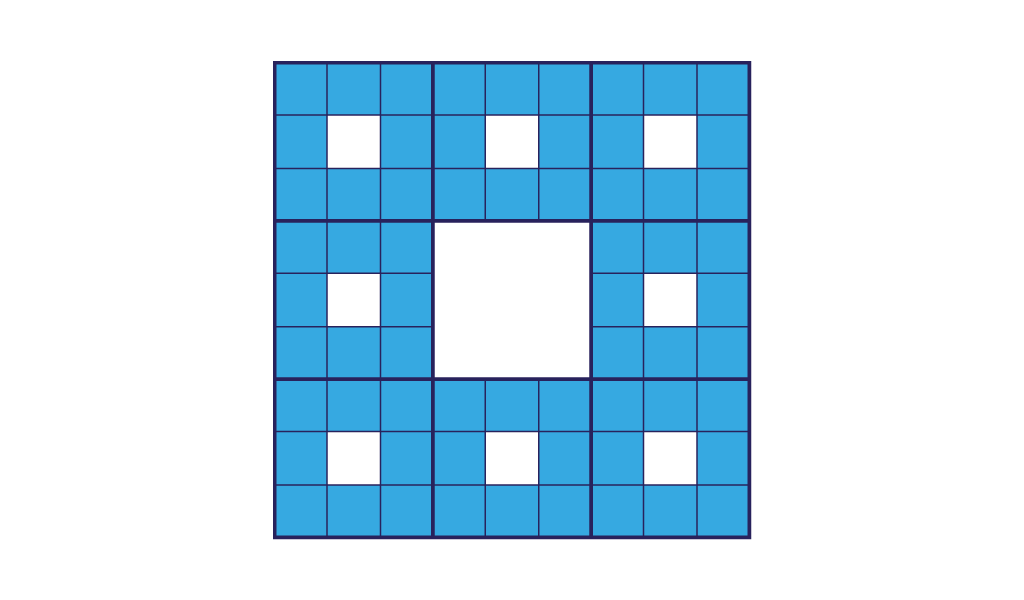 Treća faza sierpinskijevog kvadrata