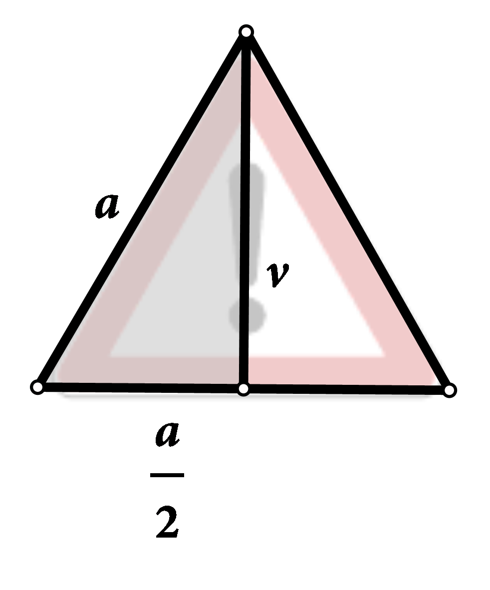 Na slici je prometni znak opasnosti. Taj je znak oblika jednakostraničnog trokuta.