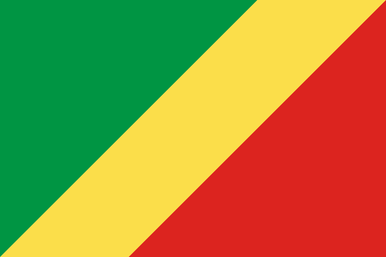 Na slici je zastava Republike Kongo