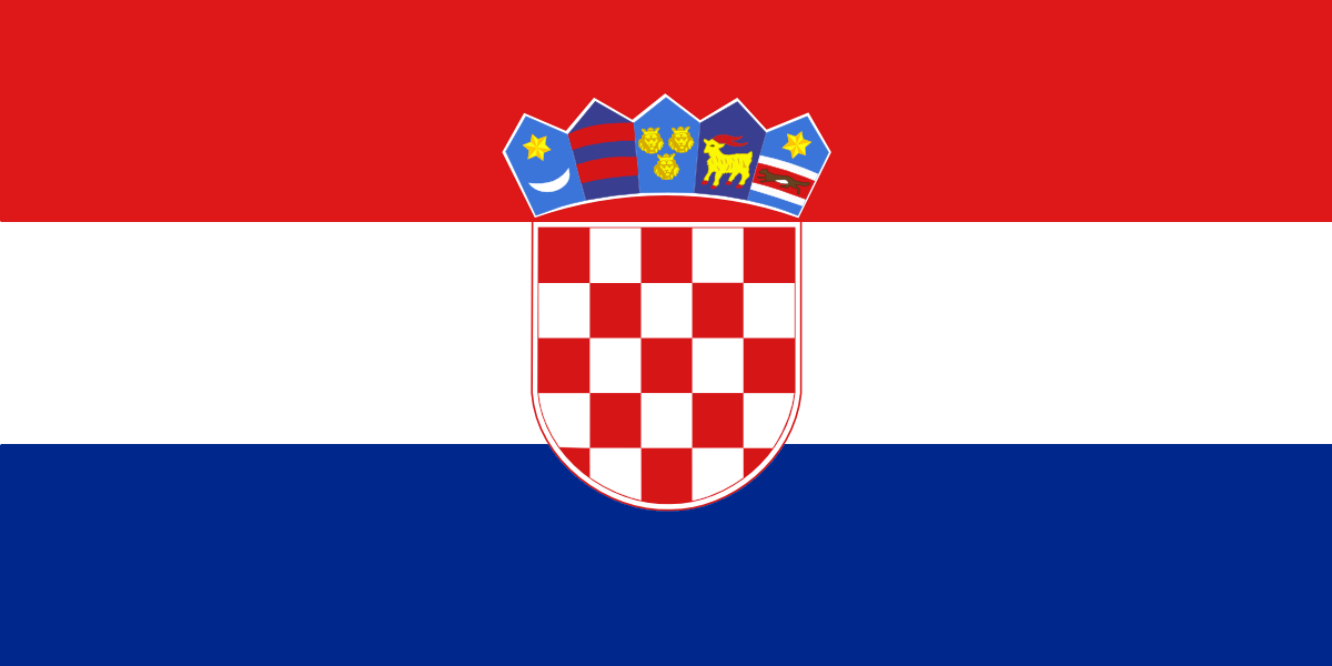 Na slici je hrvatska zastava