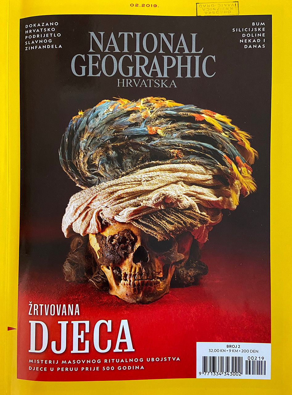 Naslovnica hrvatskog izdanja časopisa National Geographic. 