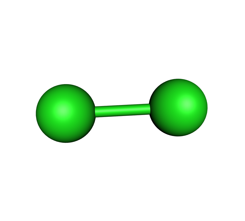 dva atoma klora